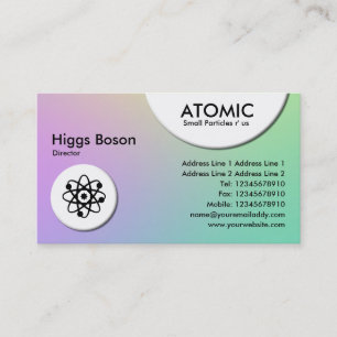 Atomic Circles - Soft Gradients Business Card