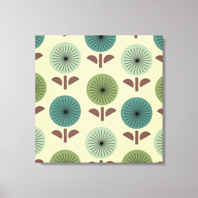 Atomic Dandelions Canvas Print (Front)