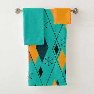 Atomic Diamonds Bath Towel Set
