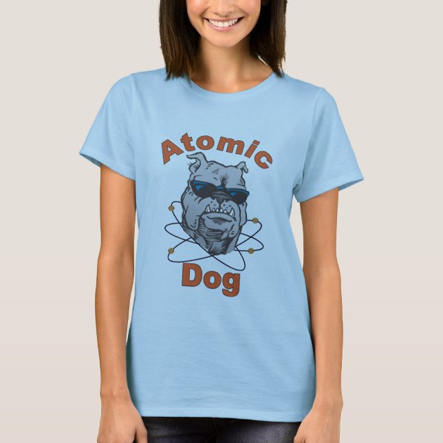 Atomic Dog ladies baby doll blue T-Shirt (Front)