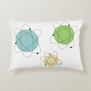 Atomic Elements Mid Century Modern Decorative Cushion