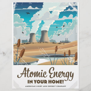 Atomic Energy Commercial Custom Letterhead