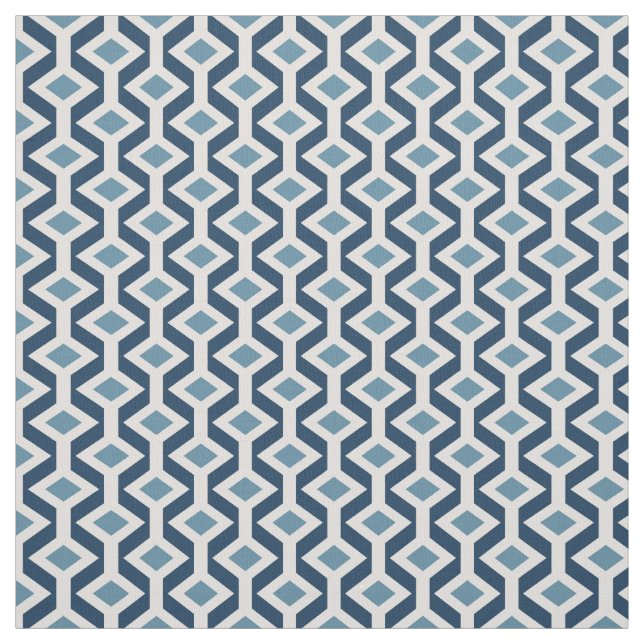 Atomic Era Inspired Geometric Pattern Fabric (Swatch)