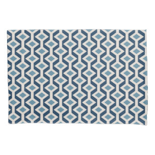 Atomic Era Inspired Geometric Pattern Pillowcase