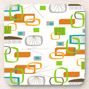 Atomic Era Inspired Mid-Century Design 21 Coaster
