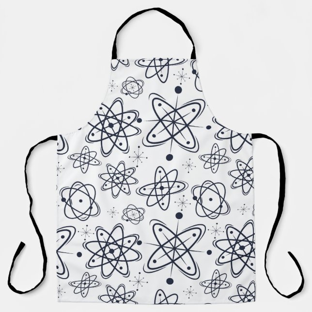 Atomic Era: Mid-Century Modern Patterns Apron (Front)