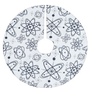 Atomic Era: Mid-Century Modern Patterns Brushed Polyester Tree Skirt