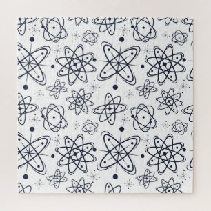 Atomic Era: Mid-Century Modern Patterns Jigsaw Puzzle