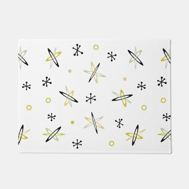 Atomic Era Space Age Doormat (Front)