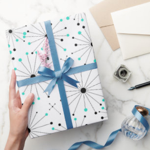 Atomic Festive Wrapping Paper