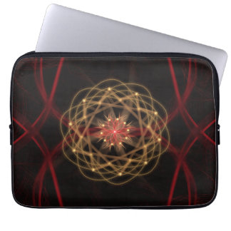 Atomic Fractal Burst Laptop Sleeve