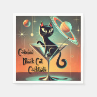 Atomic Futuristic Cosmic Black Cat Cocktails