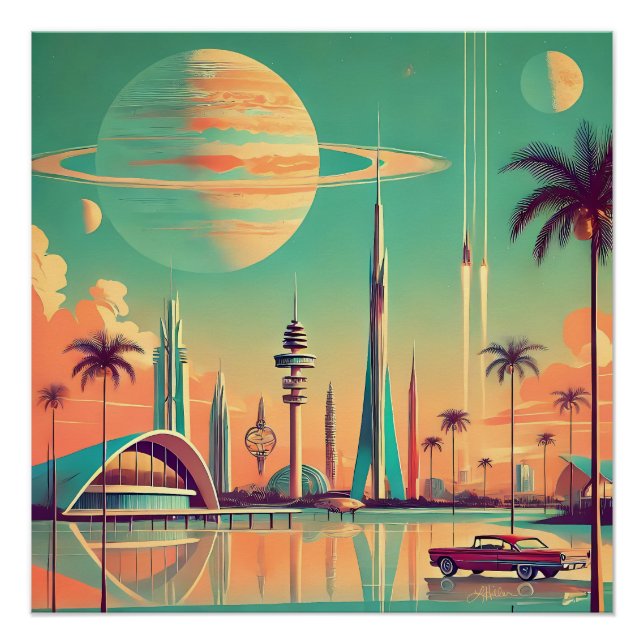 Atomic Futuristic New Florida Poster (Front)