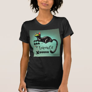 Atomic Futuristic The Leaping Cat Lounge T-Shirt