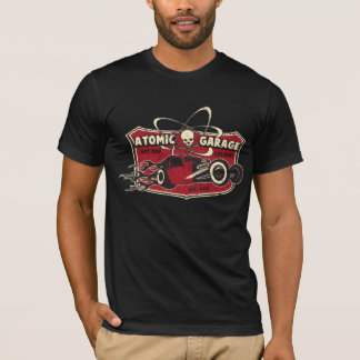 Atomic Garage retro skull front tee