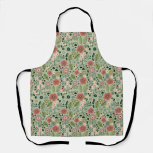Atomic Garden Floral Apron