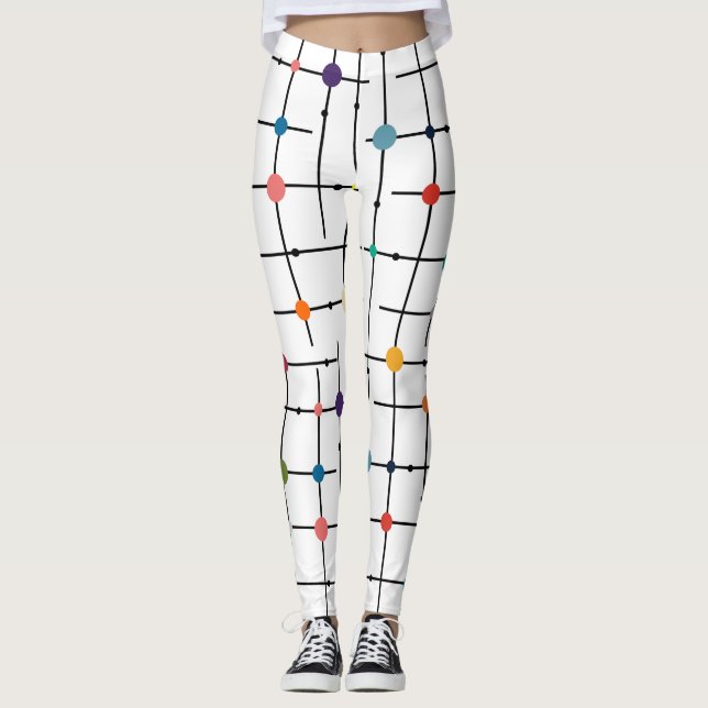 Atomic Grid  Leggings (Front)