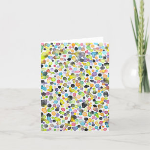 Atomic Gumdrops Blank Note Card