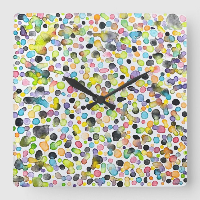 Atomic Gumdrops Wall Clock (Front)