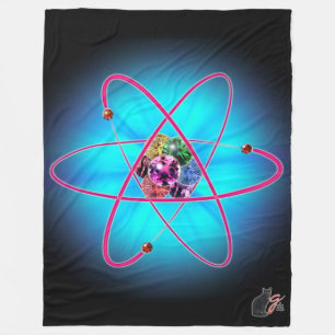 Atomic Jewels Fleece Blanket