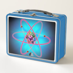 Atomic Jewels Metal Lunch Box