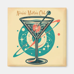 Atomic Martini Club Magnet