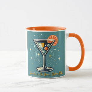 Atomic Martini Club Retro Futuristic Cocktail Mug