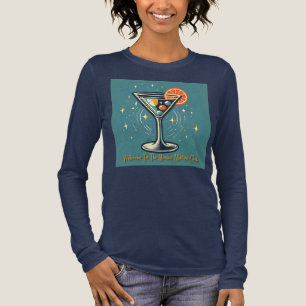 Atomic Martini Club Retro Futuristic Cocktail Tri-Blend Shirt