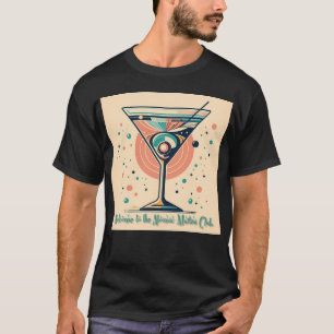 Atomic Martini Club Retro Futuristic Space Age T-Shirt