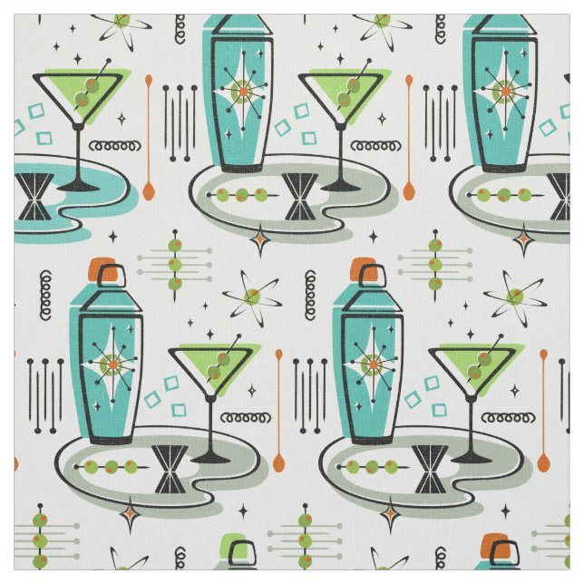 Atomic Martinis ©studioxtine Fabric (Swatch)