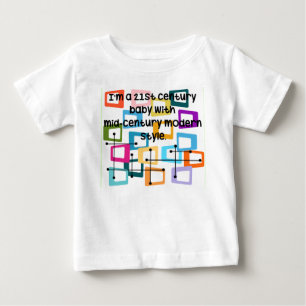 Atomic Mid-Century Modern Baby T-Shirt