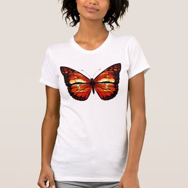 Atomic Mushroom Cloud Butterfly Shirt (Front)