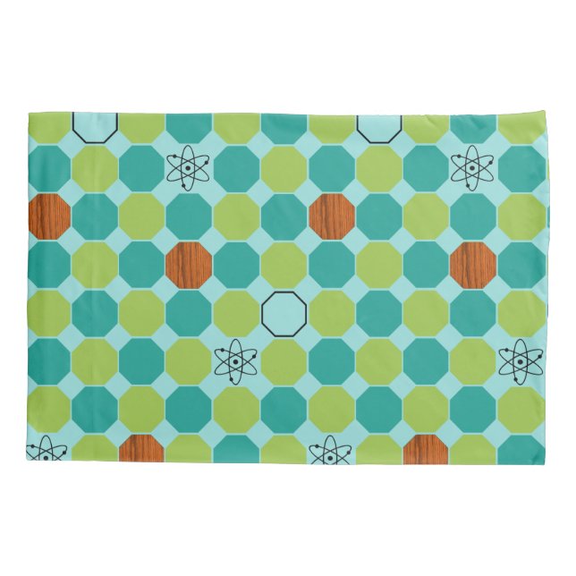 Atomic Octagons Pillowcase (Back)