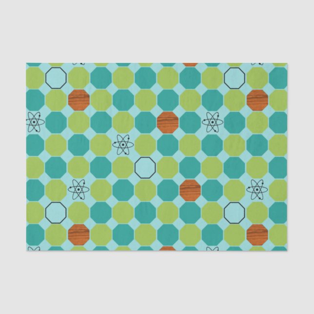 Atomic Octagons Tissue Paper (Front)