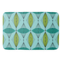 Atomic Ogee and Starbursts Bath Mat