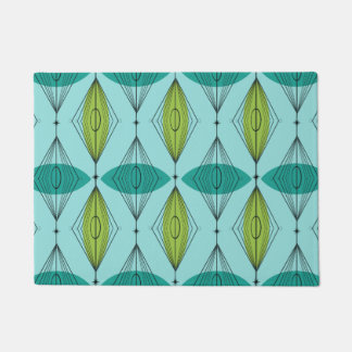 Atomic Ogee and Starbursts Doormat