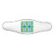 Atomic Ogee and Starbursts Pattern Ceramic Knob