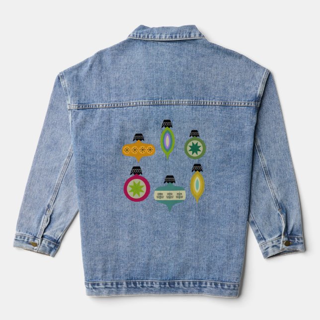 Atomic Ornaments  Denim Jacket (Back)