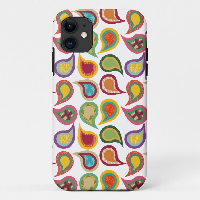 Atomic Paisleys  Case-Mate iPhone Case (Back)