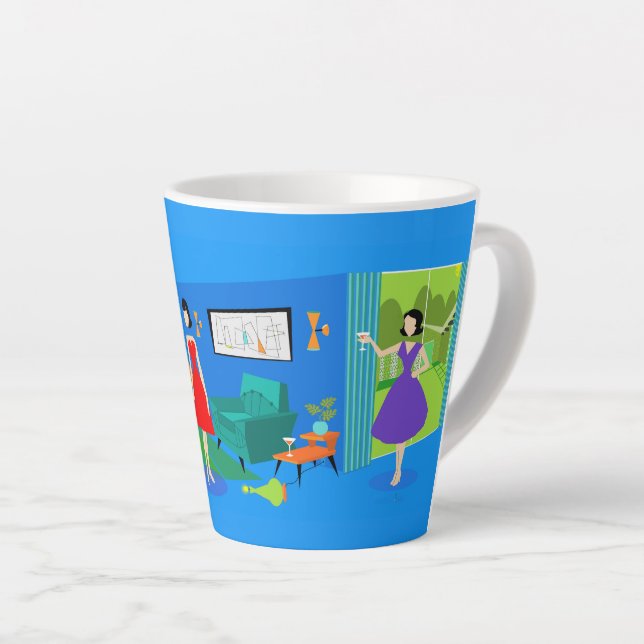 Atomic Palm Springs Cocktail Party Mug (Right Angle)