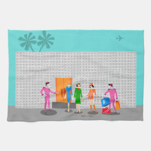 Atomic Palm Springs Stewardess Kitchen Towels
