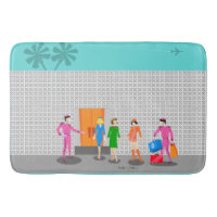 Atomic Palm Springs Stewardess Party Bath Mat