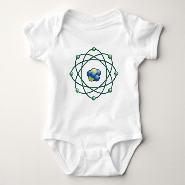 Atomic Particles Baby Bodysuit (Front)