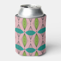 Atomic Pink Ogee and Starbursts Can Cooler