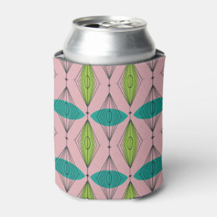 Atomic Pink Ogee and Starbursts Can Cooler