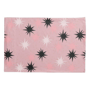 Atomic Pink Starbursts Pillowcase