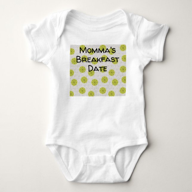 Atomic Pinwheels  Baby Bodysuit (Front)