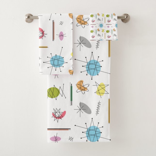 Atomic Pop Bath Towel Set (Insitu)