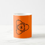 Atomic Power Energy Symbol Science and Tech  Coffee Mug<br><div class="desc">Start your day with a burst of atomic energy with our Atom Energy Icon Mug! This sleek and stylish mug features a captivating graphic of an atom symbol, symbolising the power and innovation of nuclear energy. Whether you're a science enthusiast, a technology buff, or simply appreciate bold design, this mug...</div>