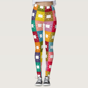 Atomic Rectangles  Leggings
